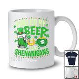 Personalized Custom Name Fueled By Beer And Shenanigans; Joyful St. Patrick's Day Drinking T-Shirt