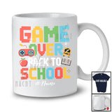 Personalized Custom Name Game Over Back To School; Joyful Gaming Gamer; Students Teacher T-Shirt
