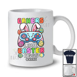 Personalized Custom Name Gamers Love Easter Eggs; Amazing Easter Day Bunny Egg Game Controller T-Shirt