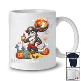 Personalized Custom Name Gecko Pirate; Lovely Halloween Gecko Wild Animal Pumpkin T-Shirt