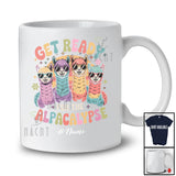 Personalized Custom Name Get Ready For The Alpacalypse; Humorous Bachelorette Llama Alpaca T-Shirt