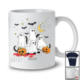 Personalized Custom Name Ghost Dog Activities; Adorable Halloween Boo Dog Owner Lover T-Shirt