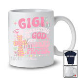 Personalized Custom Name Gigi is Connecting to God Prayer; Lovely Mother's Day Cross; Family T-Shirt