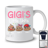 Personalized Custom Name Gigi's Little Sh*ts, Humorous Mother's Day Poops, Family Group T-Shirt