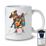 Personalized Custom Name Girl Dabbing Mexican Playing Guitar; Amazing Cinco de Mayo Mexico T-Shirt