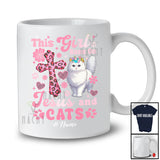 Personalized Custom Name Girl Runs On Jesus And Cats; Lovely Mother's Day Animal Family T-Shirt