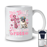 Personalized Custom Name Girl Runs On Jesus And Pugs; Lovely Mother's Day Animal Family T-Shirt