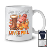 Personalized Custom Name Girl Who Loves Fall; Awesome Thanksgiving Autumn Season Collection T-Shirt