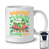 Personalized Custom Name Girls Are Drinking Again; Happy St. Patrick's Day Flamingo; Camping T-Shirt