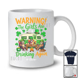 Personalized Custom Name Girls Are Drinking Again; Happy St. Patrick's Day Sloth; Camping T-Shirt