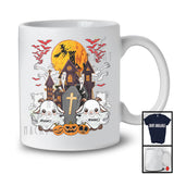 Personalized Custom Name Goat Boo Ghost, Scary Halloween Pumpkins, Animal Lover T-Shirt