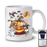 Personalized Custom Name Goat Boo Inside Pumpkin, Humorous Goat Ghost, Pumpkins Lover T-Shirt