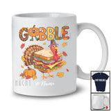 Personalized Custom Name Gobble; Humorous Thanksgiving Turkey Sandwich Food; Fall Family T-Shirt