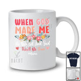 Personalized Custom Name God Made Me He Said This'll Be Fun; Sarcastic Saying Groovy T-Shirt