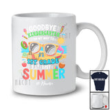 Personalized Custom Name Goodbye On Way To 1st Grade; Lovely First Summer Vacation Sunglasses T-Shirt