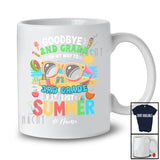 Personalized Custom Name Goodbye On Way To 3rd Grade; Lovely First Summer Vacation Sunglasses T-Shirt