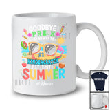 Personalized Custom Name Goodbye On Way To Kindergarten; Lovely First Summer Vacation Sunglasses T-Shirt