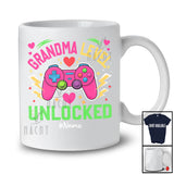 Personalized Custom Name Grandma Level Unlocked; Joyful Mother's Day Game Controller; Gamer T-Shirt