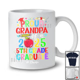 Personalized Custom Name Grandpa Class of 2025 5th Grade Graduate; Proud Graduation Family T-Shirt
