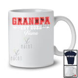 Personalized Custom Name Grandpa Est 2025, Amazing Halloween Pregnancy Announcement, Family T-Shirt