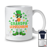 Personalized Custom Name Grandpa Leprechaun; Amazing St. Patrick's Day Lucky Shamrock; Family T-Shirt