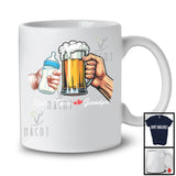Personalized Custom Name Grandpa, Cheerful Father's Day Beer Milk, Drinking Drunker Family T-Shirt