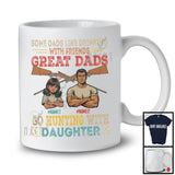 Personalized Custom Name Great Dads Go Hunting With Daughter, Proud Father's Day Family T-Shirt