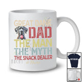Personalized Custom Name Great Dane Dad Man Myth; Amazing Father's Day Vintage; Family T-Shirt