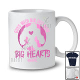 Personalized Custom Name Guys With Big Feet Big Hearts; Amazing Valentine Bigfoot; Pink Retro T-Shirt