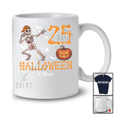Personalized Custom Name Halloween 25; Joyful 25th Birthday 25 Years Old Skeleton; Family T-Shirt