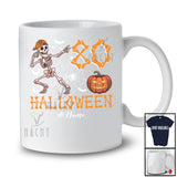 Personalized Custom Name Halloween 80; Joyful 80th Birthday 80 Years Old Skeleton; Family T-Shirt