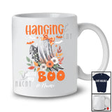 Personalized Custom Name Hanging With My Boo; Adorable Halloween Women Girls Family T-Shirt