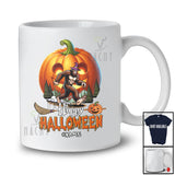 Personalized Custom Name Happy Halloween; Scary Halloween Witch Bigfoot Carved Pumpkin T-Shirt