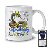 Personalized Custom Name Happy Hanukkah; Adorable Chanukah Snake With Menorah; Animal T-Shirt