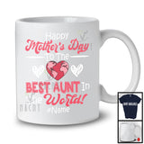Personalized Custom Name Happy Mother's Day To The Best Aunt, Lovely Aunt Family Group T-Shirt