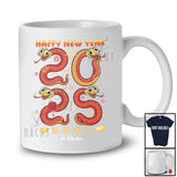 Personalized Custom Name Happy New Year; Lovely China Lunar New Year 2025 Snake; Family T-Shirt