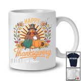 Personalized Custom Name Happy Thanksgiving; Lovely Custom Name Baseball Player Fall; Family T-Shirt