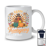 Personalized Custom Name Happy Thanksgiving; Lovely Custom Name Softball Player Fall; Family T-Shirt