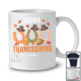 Personalized Custom Name Happy Thanksgiving; Lovely Three Pilgrim Horse Shoes; Pumpkin T-Shirt