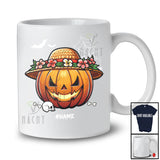 Personalized Custom Name Hawaii Carved Pumpkin; Scary Halloween Hawaiian Family Group T-Shirt