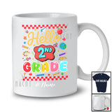 Personalized Custom Name Hello 2nd Grade; Amusing First Day Of School Back To School Students T-Shirt