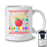 Personalized Custom Name Hello Preschool; Amusing First Day Of School Back To School Students T-Shirt