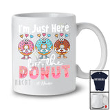 Personalized Custom Name Here For The Donut; Adorable Three Donut Hearts Food; Family T-Shirt
