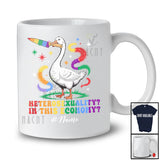 Personalized Custom Name Heterosexuality In This Economy; Humorous LGBTQ Gay Goose Rainbow T-Shirt