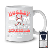 Personalized Custom Name Hockey Mom Most Stressful Position; Joyful Mother's Day Player; Family T-Shirt