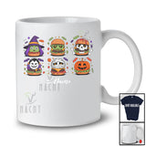 Personalized Custom Name Horror Hamburger Zombie Witch Cosplay; Happy Halloween Summer Food T-Shirt