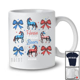 Personalized Custom Name Horse Horse Boom; Joyful 4th Of July US Flag Horse; Farmer Patriotic T-Shirt
