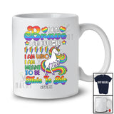 Personalized Custom Name I Am Brave Bruised Who I'm Meant To Be; Lovely LGBTQ Gay Unicorn T-Shirt