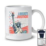 Personalized Custom Name I Didn't Grow Up Saying With Liberty And Justice; Proud 4th Of July Patriotic T-Shirt