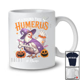 Personalized Custom Name I Found This Humerus; Happy Halloween Witch Chicken Farm; Farmer T-Shirt